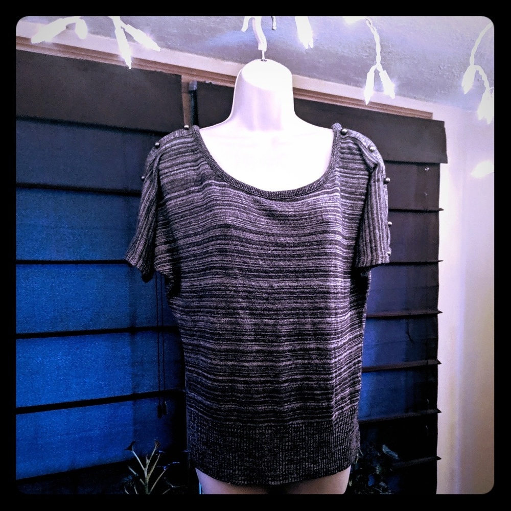 Maurice's brand studded sleeve sweater size medium